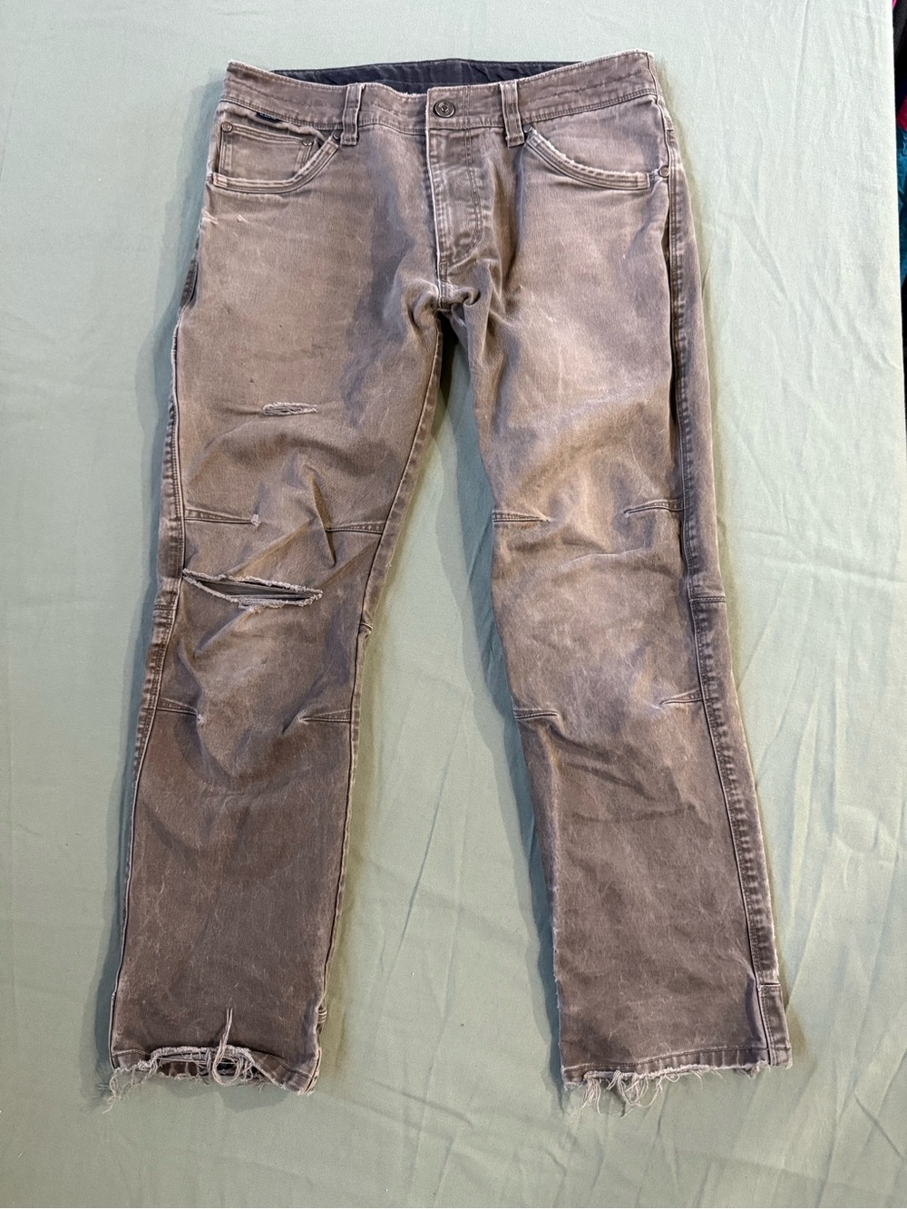 Men's Kuhl Thrashed Faded Vintage Patina Dye Pants 32 x 28